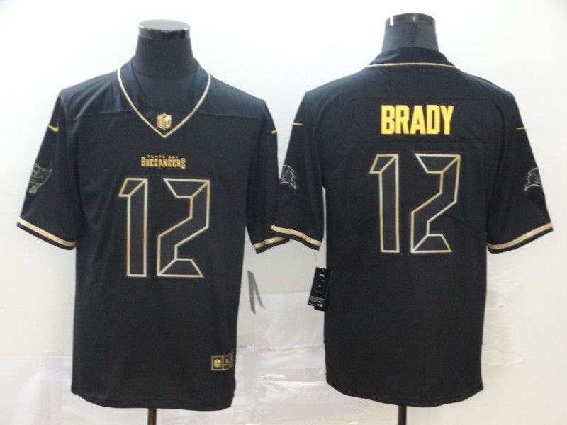 Men Tampa Bay Buccaneers #12 Tom Brady Black Nike Limited Vapor Untouchable NFL Jerseys
